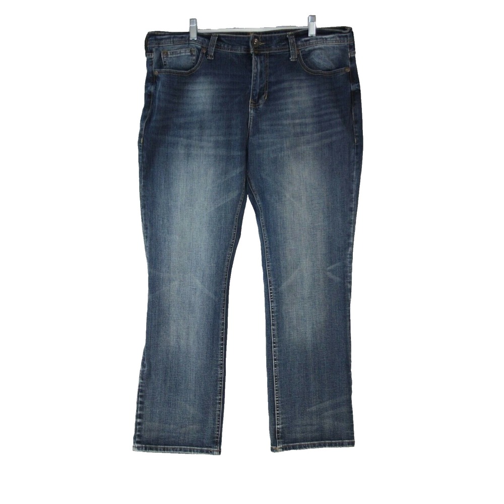 Seven7 Jeans Men's 38x31 Straight Fit Stretch Medium Wash Denim Blue pants